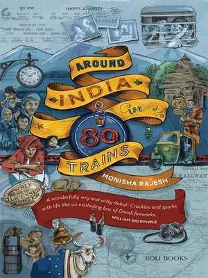 cover image of Around India in 80 Trains